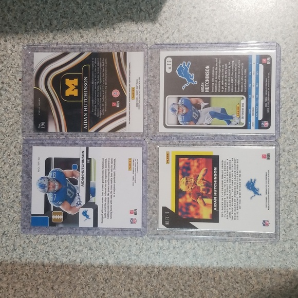 4 card Aidan Hutchinson rc lot. - Picture 2 of 10